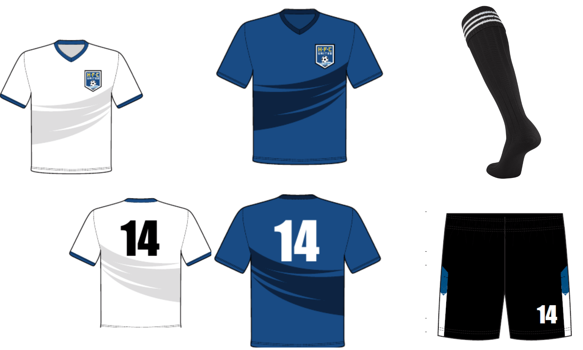 Advanced Sportswear and Spirit wear attire HFC United